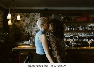 lesbian friends kissing Search